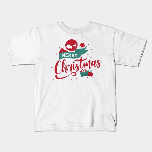 Santa Paws Is Coming To Town Kids T-Shirt by DON-21